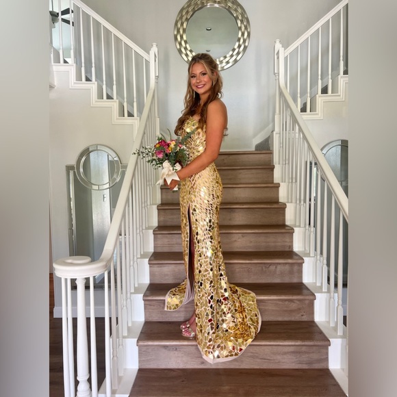 Sherri Hill Dresses Sherri Hill Mirror Prom Dress Style 53922